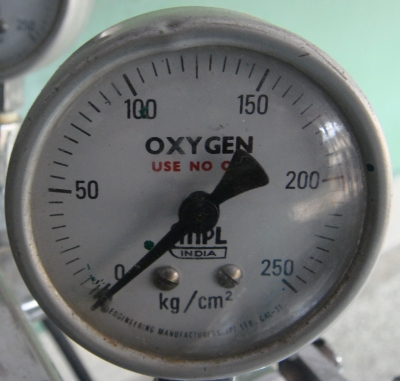 Oxygen pressure guage 